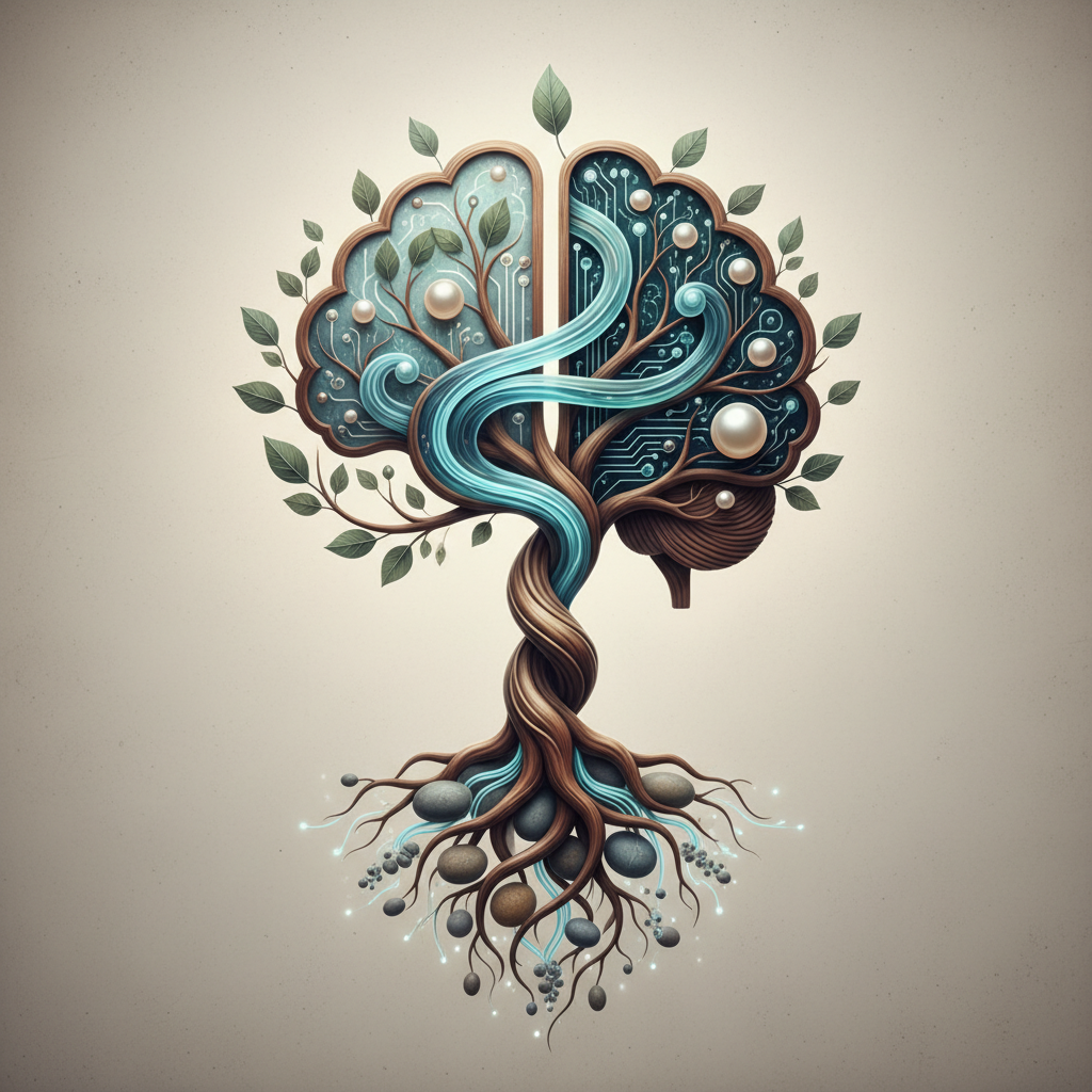 Абстрактен символ на мъдрост и природа