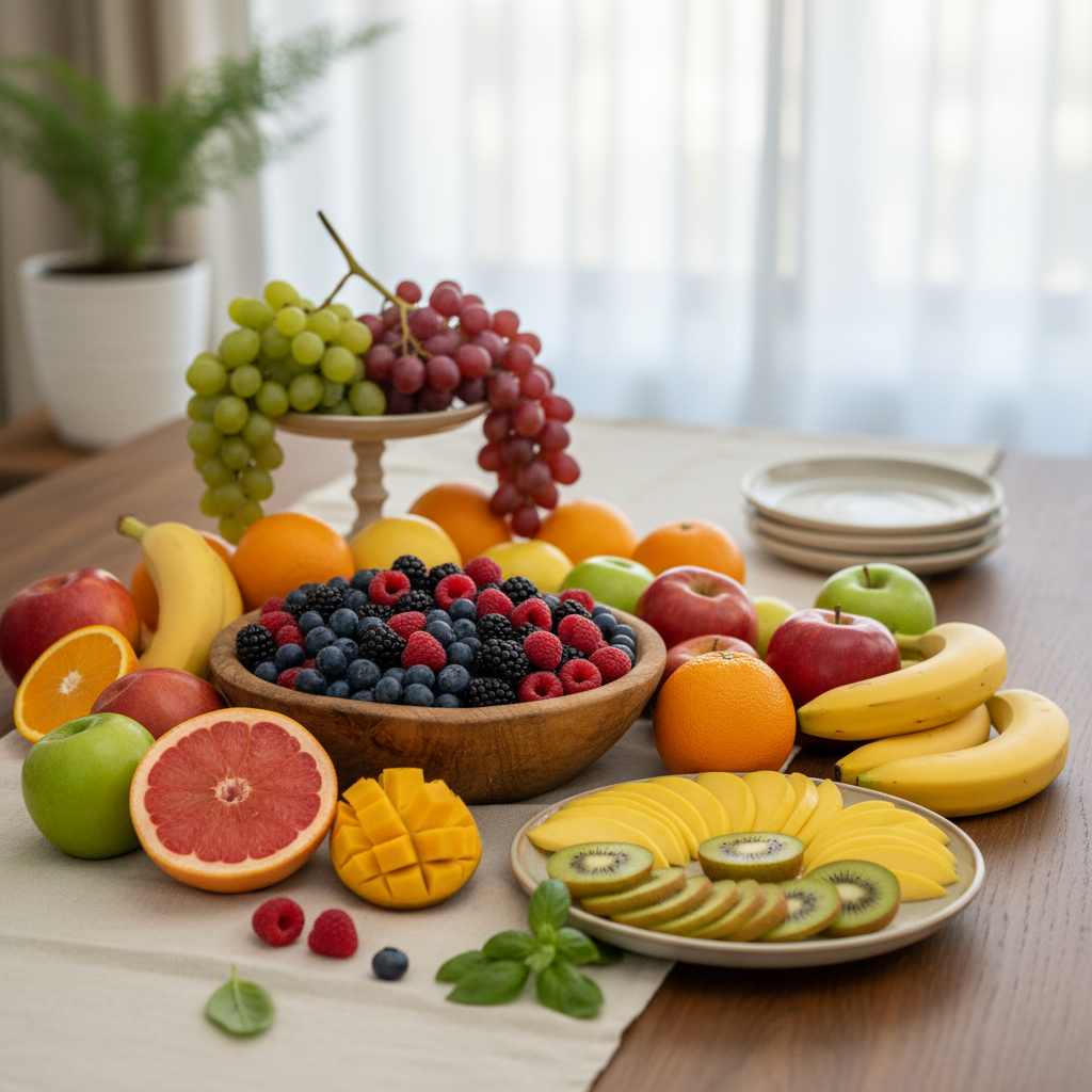 Свежи плодове на маса
